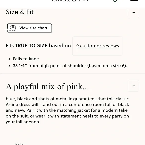 J. Crew 8 Confetti Tweed A-line business casual closet staple normcore dress - Picture 7 of 10